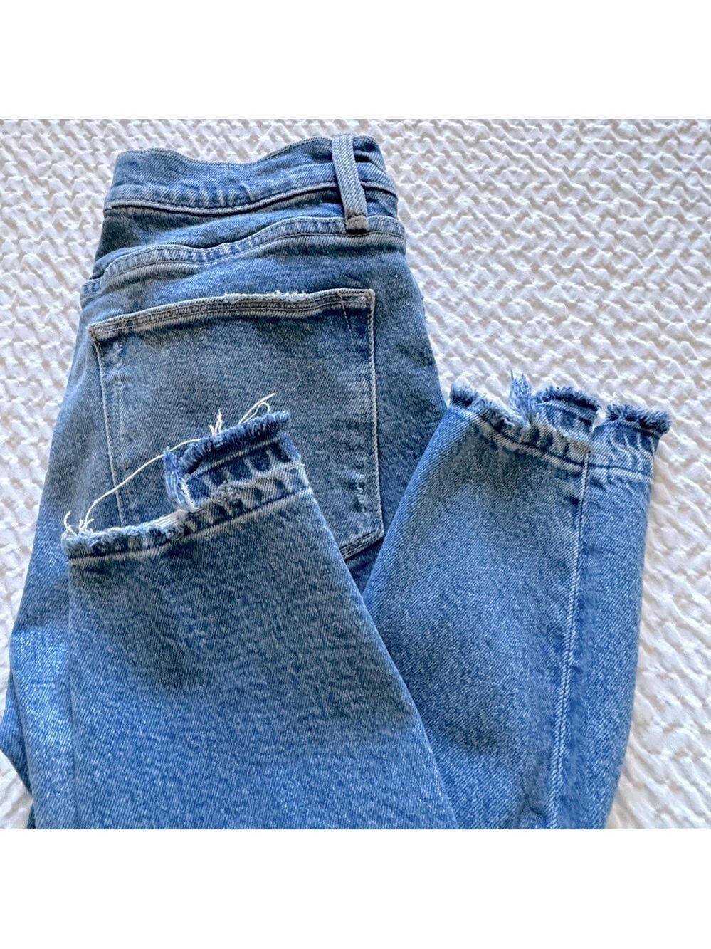 FRAME Le High Skinny Crop Jeans, Clarin, Rips Size 27 - Picture 16 of 16